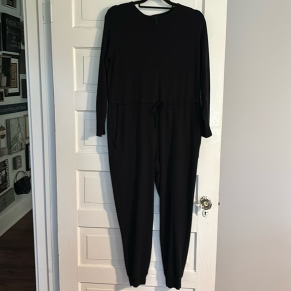 Eileen Fisher Cozy Zip Front Jumpsuit - Picture 1 of 6